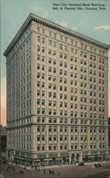 New City National Bank Building, 16th & Harvey Sts Postcard