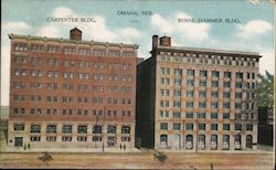 Carpenter Building and Byrne-Hammer Building Postcard