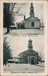 The Old M. E. Church Postcard