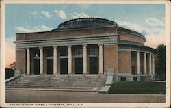 The Auditorium, Cornell University Postcard