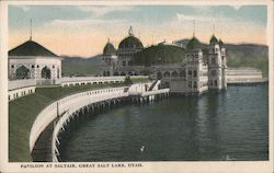 Pavilion at Saltair, Great Salt Lake Salt Lake City, UT Postcard Postcard Postcard