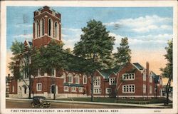 First Presbyterian Church, 34th and Farnam Streets Omaha, NE Postcard Postcard Postcard