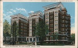 Hotel Blackstone Omaha, NE Postcard Postcard Postcard