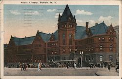 Public Library Postcard