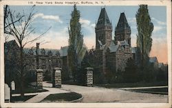 New York State Hospital Postcard