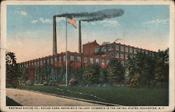 Eastman Kodak Co., Kodak Park, showing 2 tallest chimneys in the United States Postcard