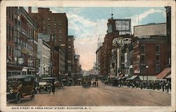 Main Street W. From Front Street Rochester, NY Postcard Postcard Postcard