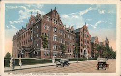 St. Joseph's Hospital, Creighton Memorial Omaha, NE Postcard Postcard Postcard