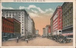 12th Street, North From Pine Postcard