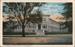 Infirmary, State Hospital Postcard