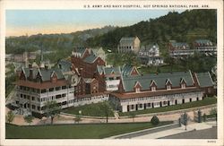 U.S. Army and Navy Hospital Hot Springs National Park, AR Postcard Postcard Postcard