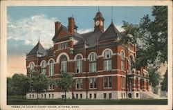 Franklin County Court House Postcard