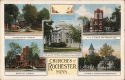 Churches Postcard