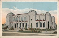 Fair Park Auditorium Dallas, TX Postcard Postcard Postcard