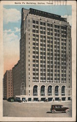 Santa Fe Building Dallas, TX Postcard Postcard Postcard