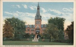 Sage College for Women, Cornell University Postcard