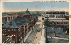 Atlantic Coastline Freight and Passenger Stations Wilmington, NC Postcard Postcard Postcard