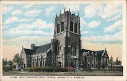 First Congregational Church Postcard