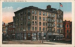 Hotel Columbus Harrisburg, PA Postcard Postcard Postcard