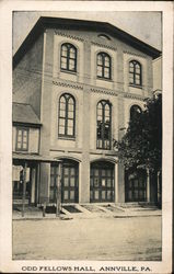 Odd Fellows Hall Annville, PA Postcard Postcard Postcard