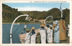 Aboard the Betty O Postcard