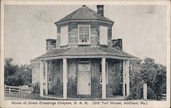 Home of Great Crossings Chapter, D.A.R., Old Toll House Postcard