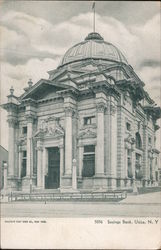 Savings Bank Utica, NY Postcard Postcard Postcard