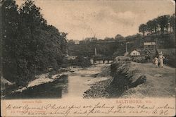 Gwynn's Falls Baltimore, MD Postcard Postcard Postcard