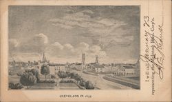 Cleveland in 1883 Ohio Postcard Postcard Postcard