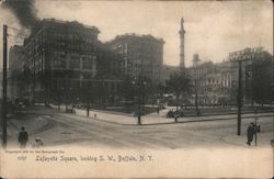 Lafayette Square, looking S.W. Postcard