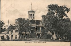 Confederate Home Postcard