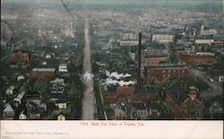 Bird's Eye View of Topeka, Kas. Kansas Postcard Postcard Postcard