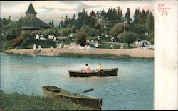 Lake Scene, Kingston Point Postcard