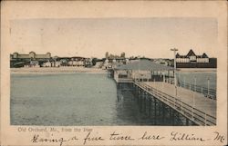 Old Orchard, Me., From The Pier Postcard