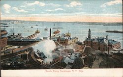 South Ferry Terminals New York, NY Postcard Postcard Postcard