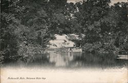 Buttermilk Falls, Delaware Water Gap Layton, NJ Postcard Postcard Postcard