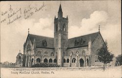 Trinity Memorial Church Ambler, PA Postcard Postcard Postcard