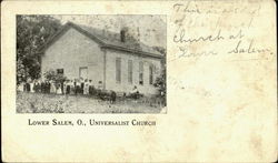 Univerlist Church Lower Salem, OH Postcard Postcard