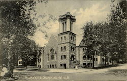 St. Luke'S E.L. Church Marietta, OH Postcard Postcard