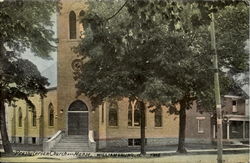 Prebyterian Church And Mance Williamsburg, OH Postcard Postcard