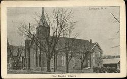 First Baptist Church Postcard