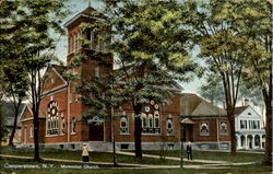 Methodist Church Cooperstown, NY Postcard Postcard