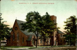 Christ Episcopal Church Hornell, NY Postcard Postcard