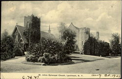 St. Johns Episcopal Church Larchmont, NY Postcard Postcard