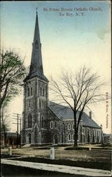 St. Peter'S Roman Catholic Church Le Roy, NY Postcard Postcard