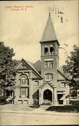 Chapin Memorial Church Oneonta, NY Postcard Postcard