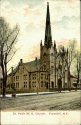 St. Paul'S M. E. Church Peekskill, NY Postcard Postcard