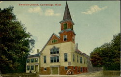 Swedish Church Cambridge, MA Postcard Postcard