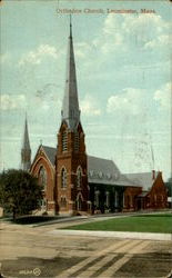 Orthodox Church Leominster, MA Postcard Postcard