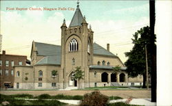 First Bapist Church Postcard